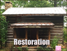 Historic Log Cabin Restoration  Streetsboro, Ohio